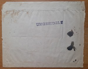 Radom - Ostrowiec Envelope from an official letter 16.11.1942 from the Radom District Court.