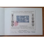 Zaproszenie na wystawę filatelistyczną w 1966 z okazji 1000 lecia Państwa Polskiego.