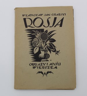 Grabski, Russia, cover by Tadeusz Gronowski, 1923.