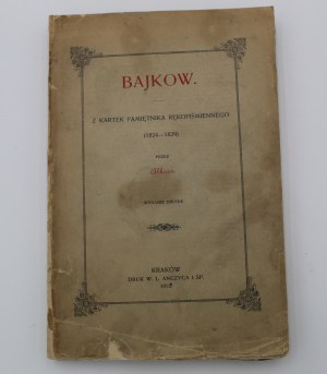 Kraushar, Baykov: from the pages of a manuscript diary (1824-1829)
