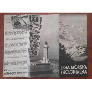 Gdynia i okolice.Folder Ligi Morskiej i Kolonialnej