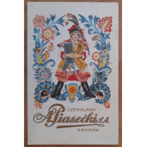 Kraków.Reklama czekolady A.Piasecki A.S.