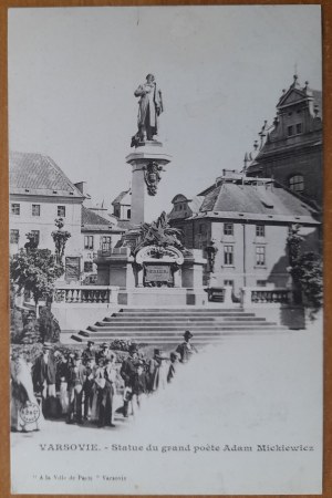 24 Warsaw. A monument to the great poet Adam Mickiewicz