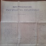 Map of Kielce Province 1935 Scale 1:300000