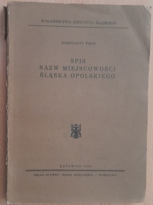 Prus K.Census of the localities of Opole Silesia.