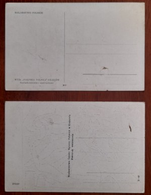 Stryjeńska Z.Two postcards about folk themes