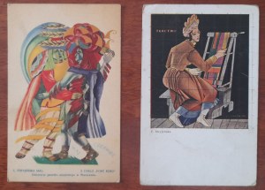 Stryjeńska Z.Two postcards