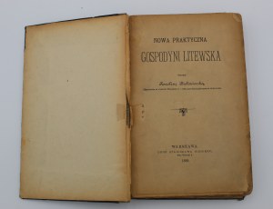 Belozierskaya, New Practical Lithuanian Housekeeping, 1889.