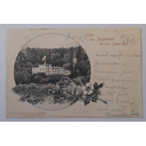 Głuchołazy (Zigenhals)Gruss aus Zigenhals.Kurhaus Juppe Bad