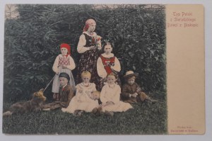 Sieradz.Polish type from Sieradzki.Children from Biskupice