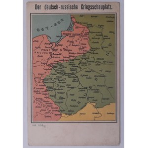 Mapa niemiecko-rosyjskiego teatru wojny