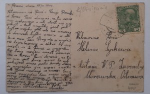 Brzeszcze k.Oświęcim.From the ceremony of consecration of the mining banner on 4.December 1913.