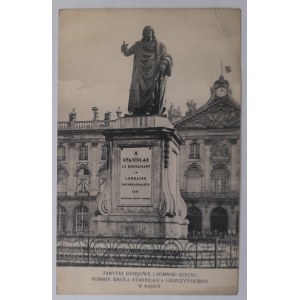 Nancy.Pomnik króla Stanisława Leszczyńskiego