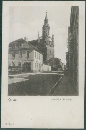 1 KALISZ - S. Nicholas Church, 16 B.S., st. czb, ca. 1900