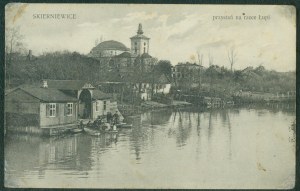 SKIERNIEWICE - Marina on the Lupia River, Nakł. J. Kleniewski, Skierniewice, st, chb., ca. 1910, u.r.,
