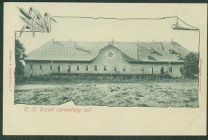 WIELICZKA - C.K. Salt Sales Office, Nakł. M. Gold, Wieliczka, St. Green, ca. 1900