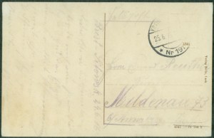 LASK - County, Market Square, Church Street, Ver. Bella, Lask, chb. print, ca. 1916