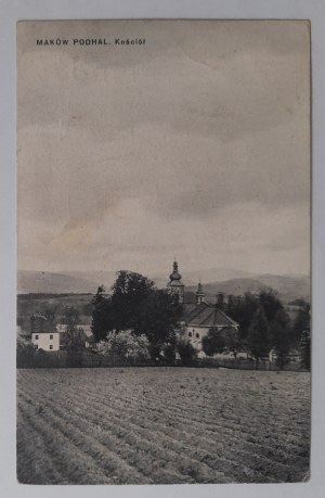 Maków Podhalański.Church.