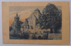Strzelin Striegau.Volksheim und Stadbad