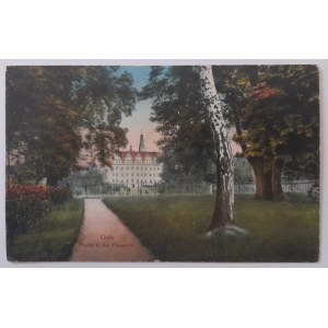 Oleśnica.Oels (fragment parku i zamku)