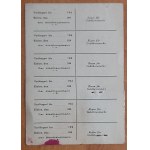 Kielce.Passierschein Przepustka na nazwisko Strawczyński na rok 1941.