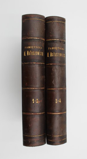 Memoirs of Marcin Matuszewicz, Warsaw 1876 - Complete