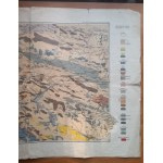 Geological map of the central part of the Świętokrzyskie Mountains.