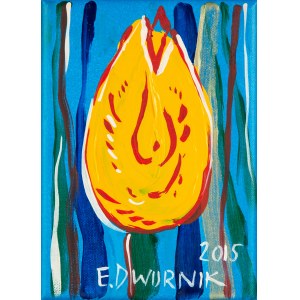 Edward Dwurnik (1943 Radzymin - 2018 Warszawa), Tulipan, 2015