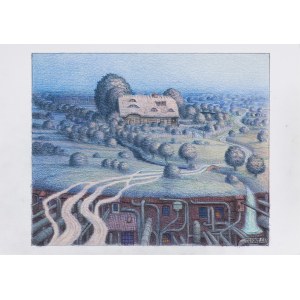 Jacek Yerka, POWRÓT NAD RANEM, 2023
