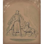 Wojciech GERSON (1831-1901), Three illustrations to The Tale of the Iron Wolf by Antoni Tchaikovsky, 1854