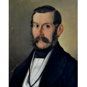 T. KRASIŃSKI (XIXw.), Portret Jana Bednarskiego, 1854
