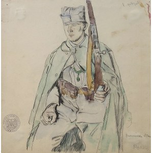 Leopold GOTTLIEB (1879-1934), Żołnierz Legionów Polskich. Stanisław Burzmiński