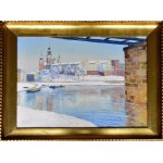 Soter JAXA-MAŁACHOWSKI (1867-1952), Wawel w zimie, 1938