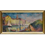 Jan RUBCZAK (1884-1942), Widok kanału Saint Sebastien w Martigues
