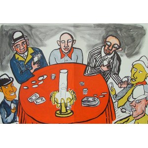 Alexander CALDER (1898-1976), Joueurs, 1975