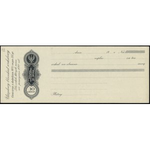 Poland, set of 6 bills of exchange with various stamp duties, blank, 20th century.