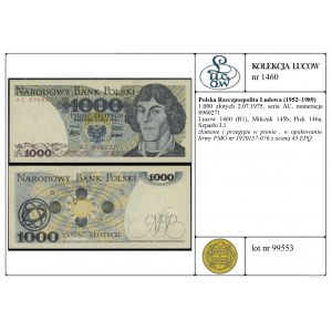 Poland, 1,000 zloty, 2.07.1975