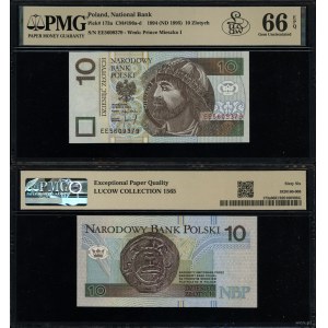 Poland, 10 zloty, 25.03.1994