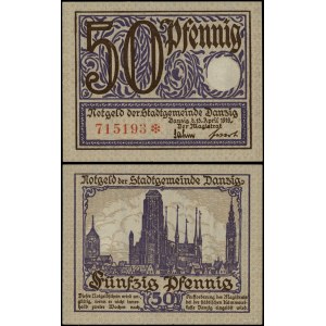 West Prussia, 50 fenigs, 15.04.1919