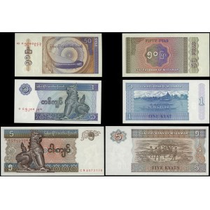 zestaw różnych banknotów, zestaw banknotów 13 banknotów