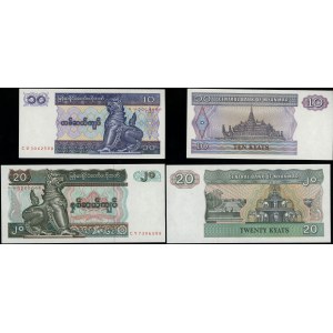 zestaw różnych banknotów, zestaw banknotów 13 banknotów
