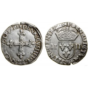 Poland, 1/4 ecu, 1581 / 9, Rennes