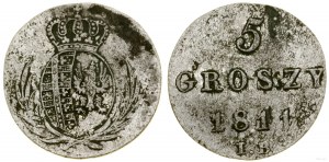 Poland, 5 groszy, 1811 IB, Warsaw
