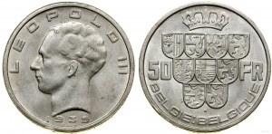 Belgium, 50 francs, 1939, Brussels