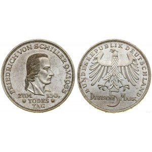 Deutschland, 5 Mark, 1955 F, Stuttgart