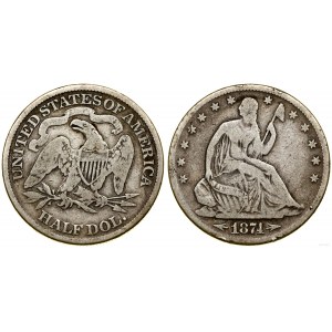 Stany Zjednoczone Ameryki (USA), 50 centów (1/2 dolara), 1874, Filadelfia