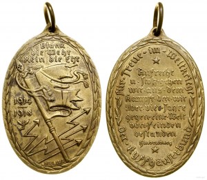 Germany, Kyffhäuser Commemorative Medal (Kyffhäuser-Kriegsdenkmünze), 1922-1934