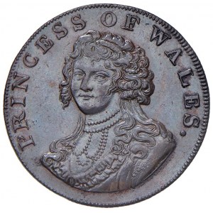 Foreign coins - UNITED KINGDOM London - Lutwyche's Princess of Wales Halfpenny ...