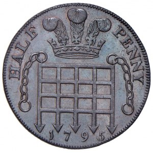 Foreign coins - UNITED KINGDOM London - Lutwyche's Princess of Wales Halfpenny ...