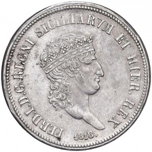 Italian Coins - NAPLES Ferdinand I of Bourbon (1816-1825) 120 Gr. plate...